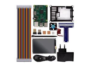 Raspberry Pi 3 Model B Starter Kit +1 Acrylic Case +2.5A Power Supply + USB Cable + Fan + GPIO Adapte Raspberry Pi 3 Model B Starter Kit +1 Acrylic Case +2.5A Power Supply + USB Cable + Fan + GPIO Adapte