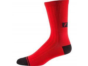 fox racing trail 8in sock cardinal, l/xl men's fox racing trail 8in sock cardinal, l/xl men's