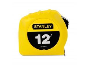 stanley 30485 power return tape measure w/belt clip, 1/2inch x 12ft, yellow stanley 30485 power return tape measure w/belt clip, 1/2inch x 12ft, yellow