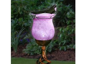 exhart pink calla lily yard stake w/metal finials solar calla lily w/led lights, calla lily flower outdoor decor lights, elegamt glass flower dcor for outdoors, 3" l x 3.8" w x 31" h exhart pink calla lily yard stake w/metal finials solar calla lily w/led lights, calla lily flower outdoor decor lights, elegamt glass flower dcor for outdoors, 3" l x 3.8" w x 31" h