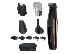 remington pg6170 crafter trim & detail kit, men's groomer, beard trimmer with titaniumcoated blades 12piece, copper