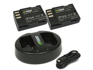 wasabi power battery 2pack and dual usb charger for pentax dli90 and pentax 645d, 645z, k01, k3, k5, k5 ii, k5 iis, k7