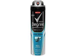 degree men motionsense dry spray antiperspirant, cool rush 3.80 oz pack of 4 degree men motionsense dry spray antiperspirant, cool rush 3.80 oz pack of 4