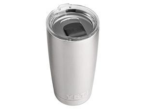 yeti rambler 20 oz stainless steel vacuum insulated tumbler w/magslider lid, stainless