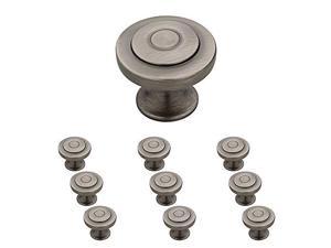 franklin brass p29526k904b, geary drawer knobs cabinet hardware collection, cabinet knobs, 11/4 in., gunmetal, 10 pack