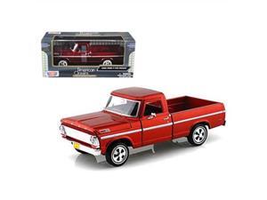 unbranded 1969 ford f100 pickup truck burgundy 1/24 diecast model car by motormax 79315 unbranded 1969 ford f100 pickup truck burgundy 1/24 diecast model car by motormax 79315