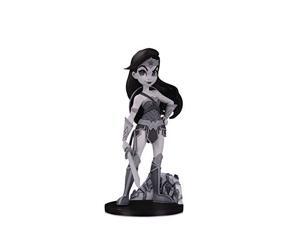 dc collectibles artists alley: wonder woman black & white variant by chrissie zullo designer vinyl figure, multicolor dc collectibles artists alley: wonder woman black & white variant by chrissie zullo designer vinyl figure, multicolor
