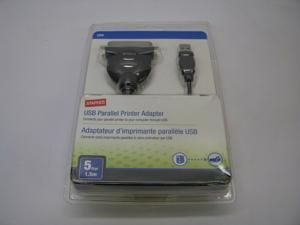 Staples 18807 USB Parallel Printer Adapter *New Sealed* Staples 18807 USB Parallel Printer Adapter *New Sealed*