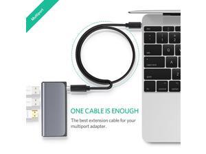 UGREEN USB C Extension Cable Male to Female Type C Extender Cord Thunderbolt 3 Compatible, Suitable for Nintendo Switch, MacBook Pro, Google Pixel 3 2 XL, Samsung Galaxy S10 S9 S8 Plus Note 8 (1.5FT) UGREEN USB C Extension Cable Male to Female Type C Extender Cord Thunderbolt 3 Compatible, Suitable for Nintendo Switch, MacBook Pro, Google Pixel 3 2 XL, Samsung Galaxy S10 S9 S8 Plus Note 8 (1.5FT)