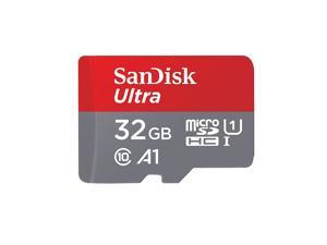 SanDisk 32GB Ultra Micro SDHC Memory Card Works with Samsung Galaxy J3 (2018), J4, J6, J8, Amp Prime 3 Phone UHS-I Class 10 (SDSQUAR-032G-GN6MN) Bundle with Everything But Stromboli Card Reader