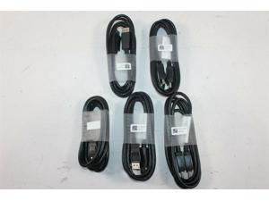 Lot of 5 New HP TY5K39000P TY5K390009 6 Black Display Port Cable 917463-0011939 Lot of 5 New HP TY5K39000P TY5K390009 6 Black Display Port Cable 917463-0011939