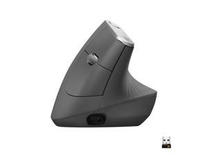 Logitech MX Vertical Wireless Mouse – Advanced Ergonomic Design Reduces Muscle Strain, Control and Move Content Between 3 Windows and Apple Computers (Bluetooth or USB), Rechargeable, Graphite Logitech MX Vertical Wireless Mouse – Advanced Ergonomic Design Reduces Muscle Strain, Control and Move Content Between 3 Windows and Apple Computers (Bluetooth or USB), Rechargeable, Graphite