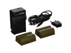Wasabi Power Battery (2-Pack) and Charger for Canon BP-511, BP-511A and Canon EOS 5D, 10D, 20D, 20Da, 30D, 40D, 50D, 300D, D30, D60, Rebel, PowerShot G1, G2, G3, G5, G6, Pro 1, Pro 90, Pro 90 IS, FV1 Wasabi Power Battery (2-Pack) and Charger for Canon BP-511, BP-511A and Canon EOS 5D, 10D, 20D, 20Da, 30D, 40D, 50D, 300D, D30, D60, Rebel, PowerShot G1, G2, G3, G5, G6, Pro 1, Pro 90, Pro 90 IS, FV1