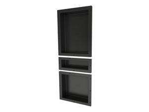 Tile Redi USA RNT1620S-6-14 Redi Niche Shower Shelf, 16" W x 40" H, Black Tile Redi USA RNT1620S-6-14 Redi Niche Shower Shelf, 16" W x 40" H, Black