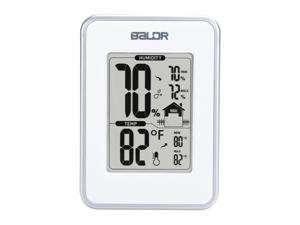 BALDR Thermo-Hygrometer Weather Station, 3X1.5X4.17, White BALDR Thermo-Hygrometer Weather Station, 3X1.5X4.17, White
