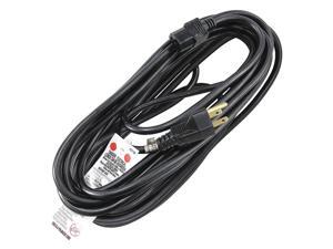Power Cord,5-15P,SJT,25 ft.,Blk,15A,14/3 5XFN1ID Power Cord,5-15P,SJT,25 ft.,Blk,15A,14/3 5XFN1ID