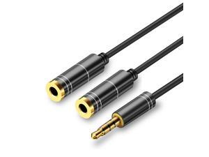 3.5mm Male to 2 Female Stereo AUX Audio Phone Jack Mic Splitter Y Cable Adapter 3.5mm Male to 2 Female Stereo AUX Audio Phone Jack Mic Splitter Y Cable Adapter