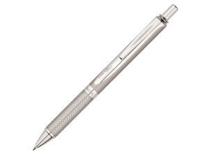 BL407A Pentel EnerGel Alloy Rollerball Gel Ink Pen, 0.7mm, Silver, Pack of 2 BL407A Pentel EnerGel Alloy Rollerball Gel Ink Pen, 0.7mm, Silver, Pack of 2