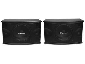 Pair KPS10 10" 3-Way 1200 Watt Karaoke Speakers+Wall Brackets / MDF! Pair KPS10 10" 3-Way 1200 Watt Karaoke Speakers+Wall Brackets / MDF!