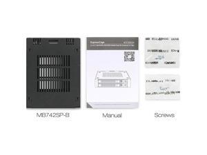 Icy Dock 219867 Rd Mb742sp-b Expresscage 2x2.5sas Sata Hdd Ssd F External 3.5bay Icy Dock 219867 Rd Mb742sp-b Expresscage 2x2.5sas Sata Hdd Ssd F External 3.5bay