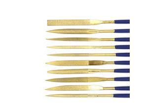 Files Set Gold Plated Metal Needle Carving Diamond Glass Stone Wood 10 PCS Set Files Set Gold Plated Metal Needle Carving Diamond Glass Stone Wood 10 PCS Set