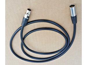 10ft Mini XLR Male 3-pin to Mini XLR Female 3-pin Pro Microphone Cable Audio 10ft Mini XLR Male 3-pin to Mini XLR Female 3-pin Pro Microphone Cable Audio