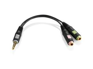 SENNHEISER 504518 COMBO AUDIO ADAPTOR: 2 X 3 5MM STEREO JACK PLUG TO 1 4POL SENNHEISER 504518 COMBO AUDIO ADAPTOR: 2 X 3 5MM STEREO JACK PLUG TO 1 4POL