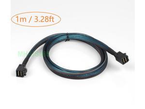 Internal Mini SAS SFF-8643 cable to SFF-8643 Mini SAS HD Data Cable 3.28ft 100cm