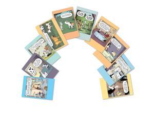 NobleWorks - 10 Assorted Happy Birthday Cards - Funny Greeting Cards with Cartoons, Bulk Boxed Set - Dog Days A2665BDG