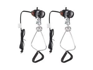 Simple Deluxe HIWKLTCLAMPSOCKETX2 2-Pack 18/2-Gauge Brooder and Heat Clamp Lamp with Bakelite Socket 150 Watt 6 Feet Cord, Black Simple Deluxe HIWKLTCLAMPSOCKETX2 2-Pack 18/2-Gauge Brooder and Heat Clamp Lamp with Bakelite Socket 150 Watt 6 Feet Cord, Black