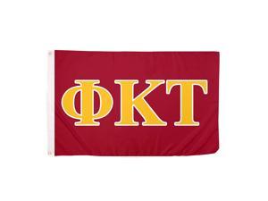 Desert Cactus Phi Kappa Tau Letter Fraternity Flag Greek Banner Large 3 feet x 5 feet Sign Decor