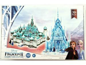 Disney Frozen 2 3D Puzzle - Arendelle Castle & Ice Castle, 343 Pcs Disney Frozen 2 3D Puzzle - Arendelle Castle & Ice Castle, 343 Pcs