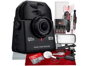 Zoom Q2n-4K Handy Digital Multitrack Video Recorder with 32GB Deluxe Accessory Bundle