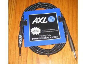20' 1/4" BLACK BLUE TWEED GUITAR CABLE CORD BASS ELECTRIC STAGE STUDIO MUSIC NEW