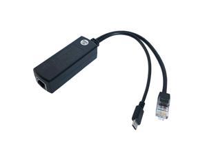 New Poe Splitter Usb-C 5V - Active Poe To Usb-C Adapter, Ieee 802.3Af Compliant For Raspberry Pi 4, Google Wifi, Security Cameras, And More