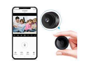 Spy Camera Wifi 1080P Home Security Camera Mini Hidden Camera With Audio Live Feed Motion Detection Night Vision Video Record Playback Phone App Control For Nanny Cam/Pet Camera/Car Camera