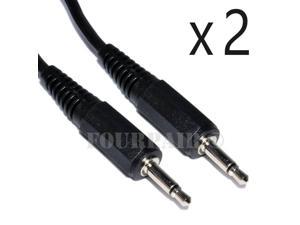 10-pack 25 ft 1/8 3.5mm male mini plug stereo audio cable 