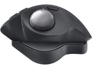 Logitech - MX ERGO Plus Wireless Trackball Mouse with Ergonomic design - Grap...