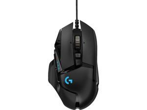 Logitech - G502 HERO Wired Optical Gaming Mouse with RGB Lighting - Black