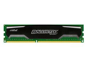 Crucial Ballistix Sport 8GB DDR3-1600 DIMM RAM Memory (BLS8G3D1609DS1S00) - NEW