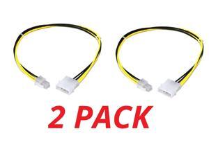 2x 4 Pin MOLEX to ATX P4 CPU 4Pin 12V PSU Power Supply Connector Adapter Cable 2x 4 Pin MOLEX to ATX P4 CPU 4Pin 12V PSU Power Supply Connector Adapter Cable