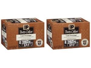 Peet's Coffee Cafe Domingo Medium Roast Keurig K-Cups 2 Box Pack Peet's Coffee Cafe Domingo Medium Roast Keurig K-Cups 2 Box Pack