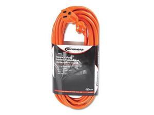 Innovera 72225 Indoor-Outdoor Extension Cord 25 Feet Orange Innovera 72225 Indoor-Outdoor Extension Cord 25 Feet Orange