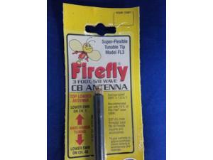 NEW FIRESTIK FL4 FIREFLY 4FT WHITE LIGHTWEIGHT CB HAM ANTENNA USA MADE!!!!!!