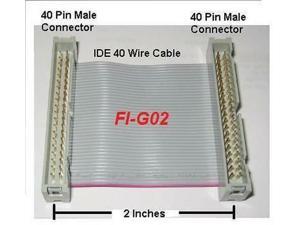 6 inch 40-Pin 80-Conductor  IDE Ultra DMA Cable FI-U06 