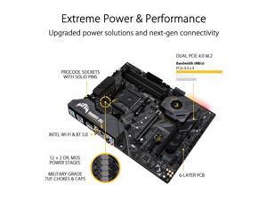 Asus TUF GAMING X570-PLUS (WI-FI) Socket AM4/ AMD X570/ DDR4/ SATA3&USB3.2/ Asus TUF GAMING X570-PLUS (WI-FI) Socket AM4/ AMD X570/ DDR4/ SATA3&USB3.2/
