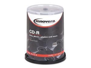 Innovera 77990 CD-R Discs 700MB-80min 52x Spindle Silver 100-Pack Innovera 77990 CD-R Discs 700MB-80min 52x Spindle Silver 100-Pack
