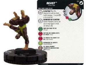 001 Beast - FAST FORCES - NM W/ Card Xaviers School Heroclix 001 Beast - FAST FORCES - NM W/ Card Xaviers School Heroclix