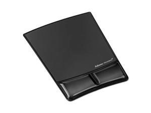 Gel Wrist Support w/Attached Mouse Pad, Black Gel Wrist Support w/Attached Mouse Pad, Black