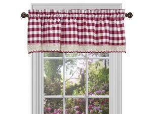 Ergode Buffalo Check Window Curtain Valance - 58x14 - Burgundy Ergode Buffalo Check Window Curtain Valance - 58x14 - Burgundy